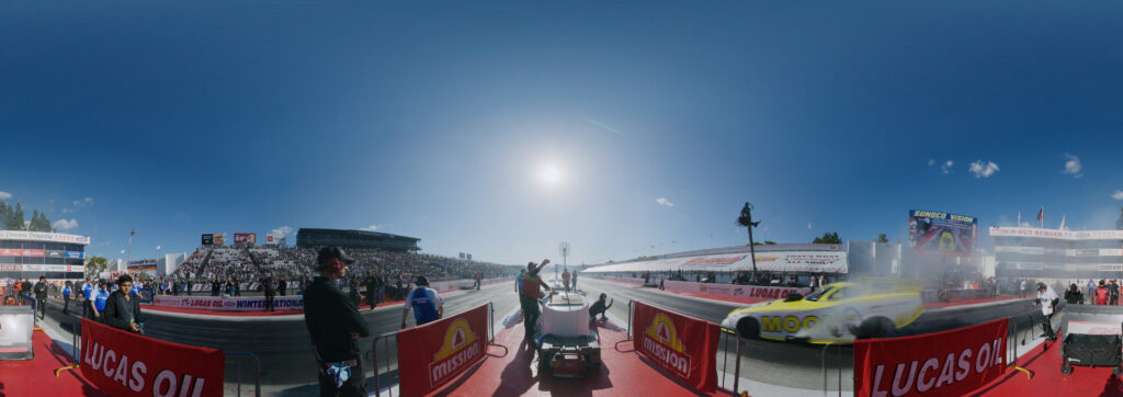 Filming Hot Rod Racing
