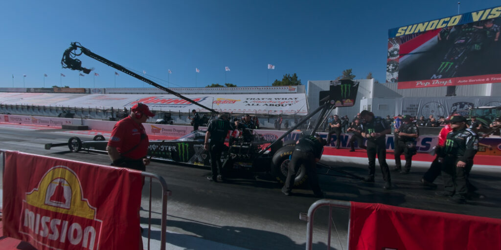 Filming Hot Rod Racing