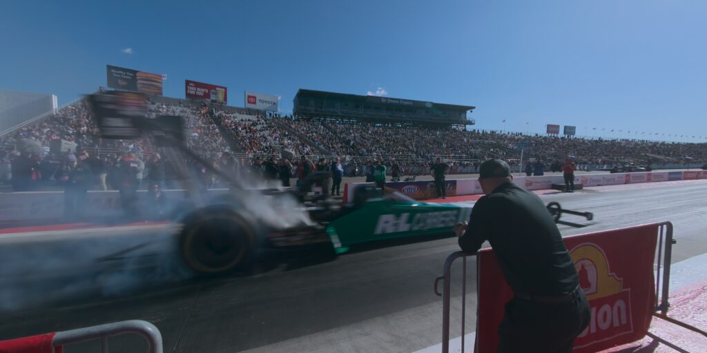 Filming Hot Rod Racing